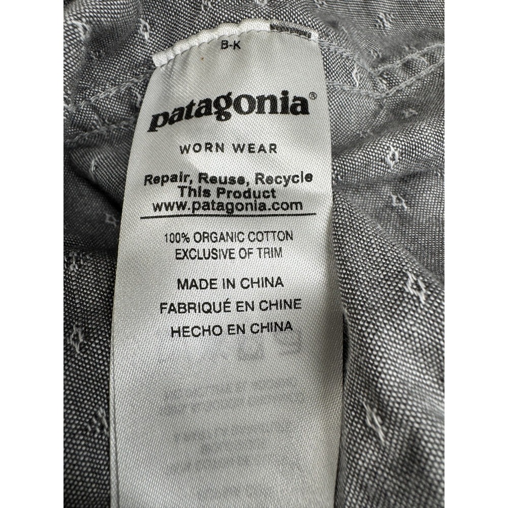 Patagonia Mens Bluffside Shirt Organic Cotton Long Sleeve Button Up Gray Size XL - Picture 5 of 6